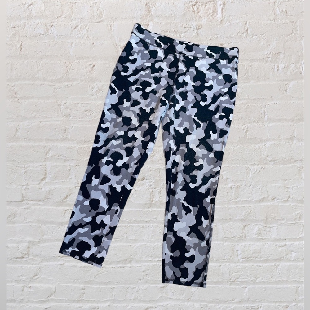 Denim & Co. Active Regular Duo Stretch Printed Leggings
